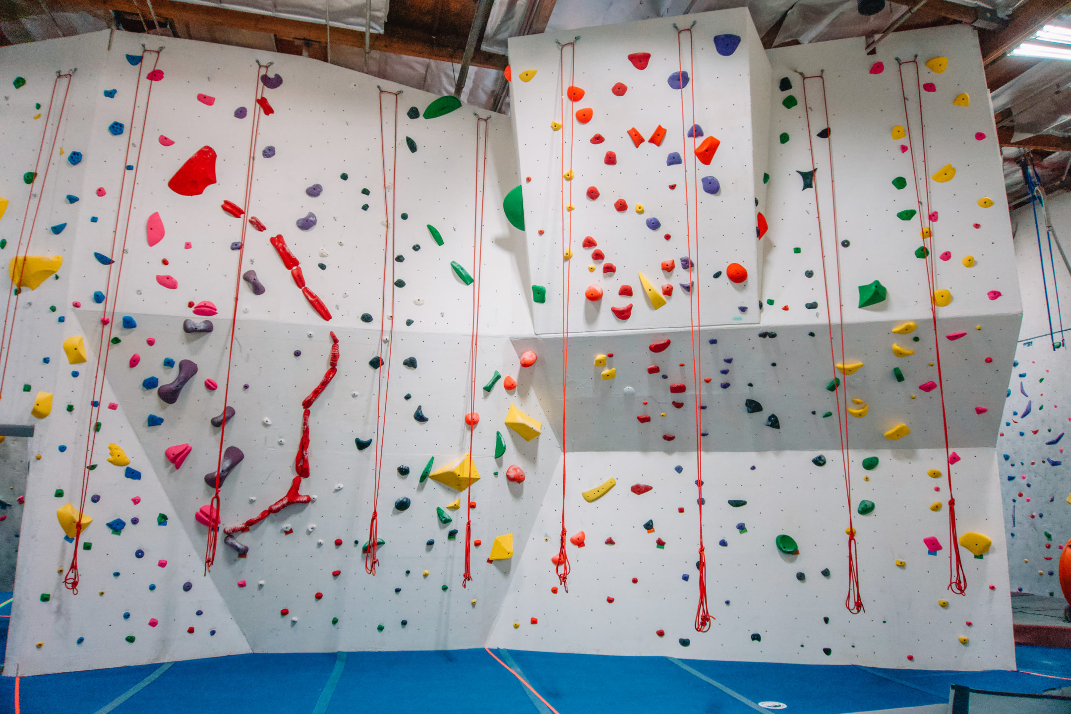 Aesthetic Indoor Rock Climbing Gym - Orange County, California